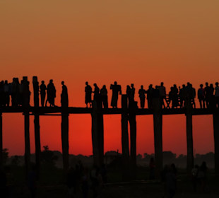 Tolle Stimmung auch nach dem Sonnenuntergang