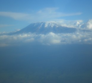 Kilimandscharo - vom Buschflieger aus 
