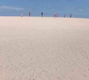 Fotostop in den Dünen bei Corralejo