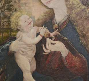 Impressionen aus dem Bild "Stuppacher Madonna"