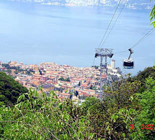 Blick vom Monte Baldo über Malcesine
