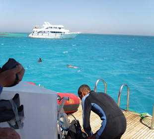 Vorbereitungen zum Tauchen