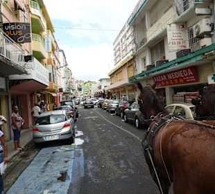 Mit der Kutsche durch Fort de France