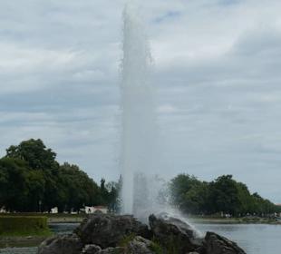 Beim Schloss Nymphenburg in München