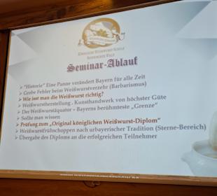 Ablauf des Seminar