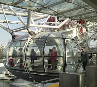 Kabine des London Eye