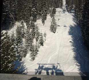 Seilbahn ins Skigebeit
