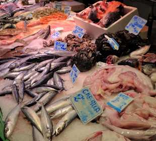 Rundgang durch die Markthalle La Boqueria