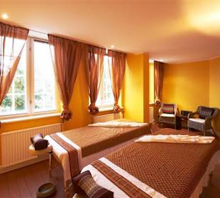 So sieht ein Partnerzimmer für die Ölmassage aus