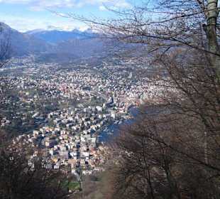 Aufstieg mit Drahtseilbahn zum San Salvatore