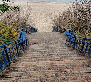 Treppe zum Strand