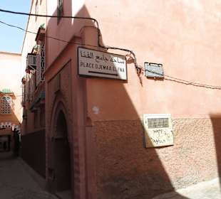 Unterwegs in der Altstadt von Marrakesch