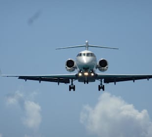 Kurz vor der Landung