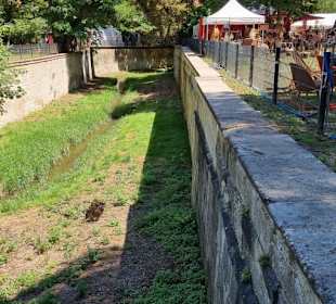 Blick über die Mauer