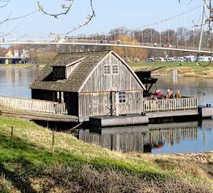 Die Schiffmühle auf der Weser
