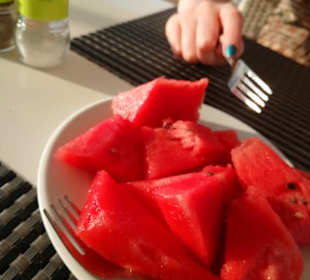 Kostenlos: frische Melone