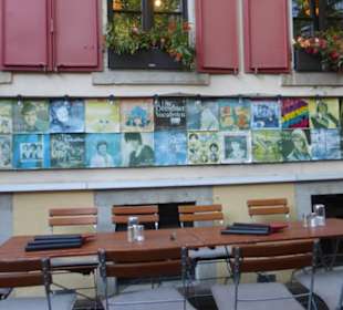 Im Innenhof / Garten vom Restaurant PlanWirtschaft