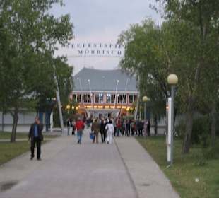 Zugang zur Seebühne in Mörbisch