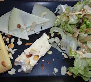 Käseteller im "Les Terrasses du Racou"