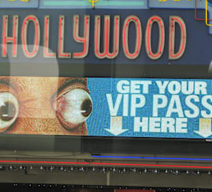 Wechselnder Hollywood-Flyer