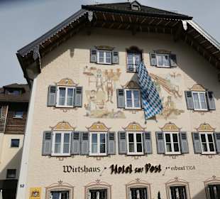 Das Hotel und Restaurant Zur Post in Ruhpolding