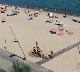 Strand, sehr sauber, ca. 5 Gehminuten
