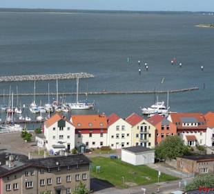 Blick auf Barther Bodden