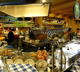 Bayerische Schmankerln in der Markthalle