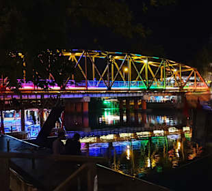 Stahlbrücke Manavgat bei Nacht