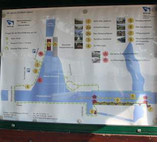 Hinweis Baustelle Neue Weserschleuse