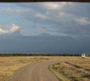 Blick auf den Mount Kenya