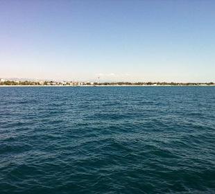 Uferansicht von Gündogdu nach Side