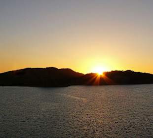 Sonnenuntergang auf Antigua