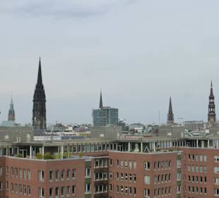 Ausblick von der Plaza der Elbhilharmonie