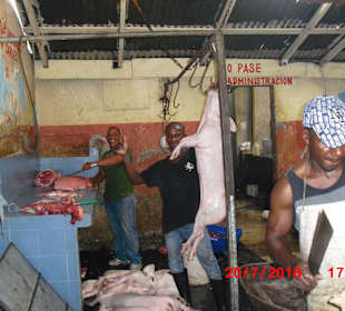 Fleischer bei der Arbeit