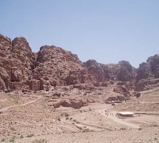 Petra - Blick auf die Stadt