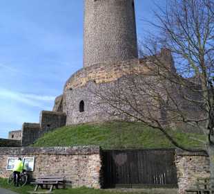 Vorderansicht der Burg