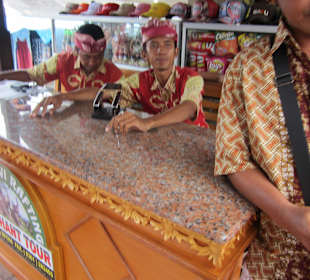 Hier ist der Einlass