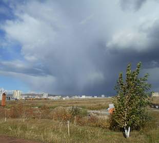 Regenwolken über Nationalpark Ulaanbaatar