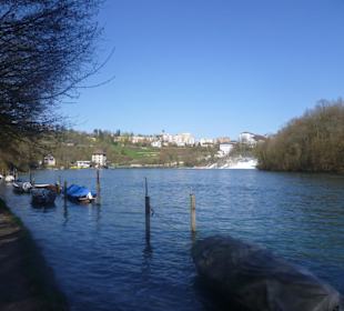 Am Rheinuferweg beim Rheinfall