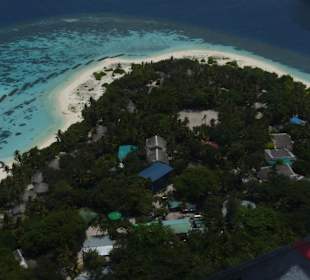 Landeanflug Velidhu 