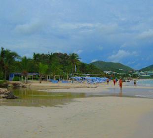 Orient Beach Strand auf St. Maarten