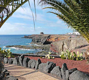 An der Promenade von Playa Blanca