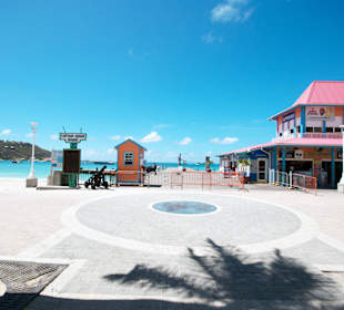Polizeistation an der Promenade in Philipsburg