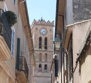 Blick von der Altstadt zu Santa Maria dels Àngels