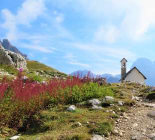 Auf dem Weg zu den Drei Zinnen