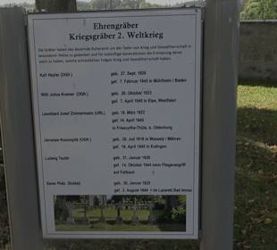 Kriegsgräber Denkmal Eutingen im Gäu