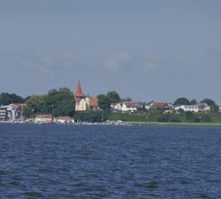 Blick nach Altefähr auf Rügen
