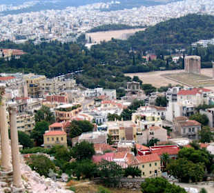 Blick auf Athen