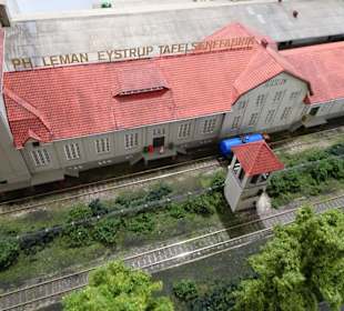 Modell des Industriedenkmal Senffabrik Leman